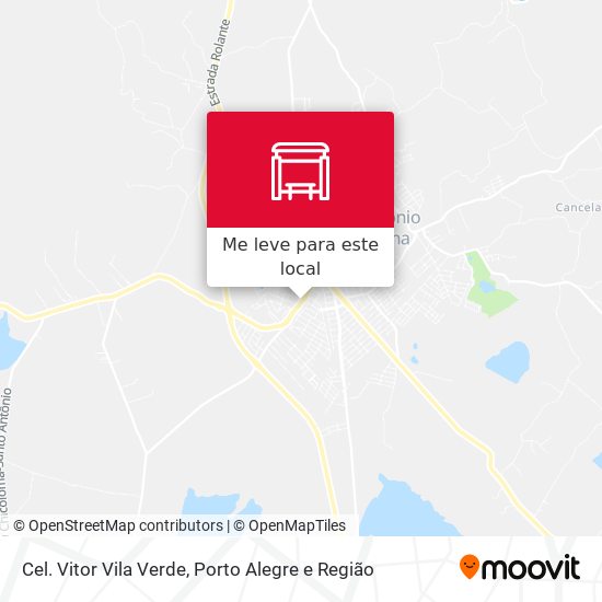 Cel. Vitor Vila Verde mapa