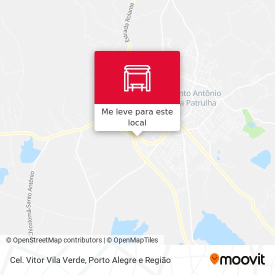 Cel. Vitor Vila Verde mapa