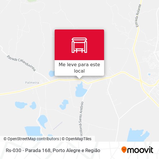 Rs-030 - Parada 168 mapa