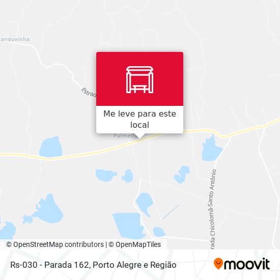 Rs-030 - Parada 162 mapa
