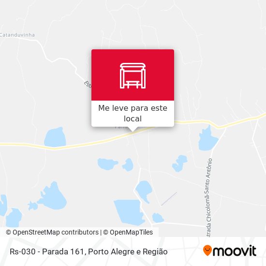 Rs-030 - Parada 161 mapa