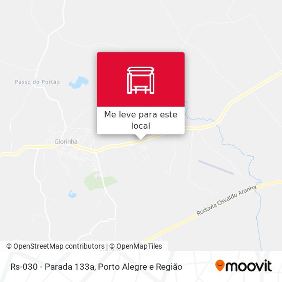 Rs-030 - Parada 133a mapa