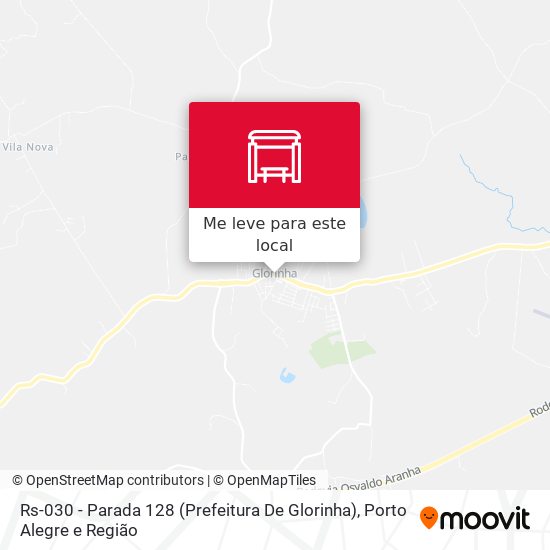 Rs-030 - Parada 128 (Prefeitura De Glorinha) mapa
