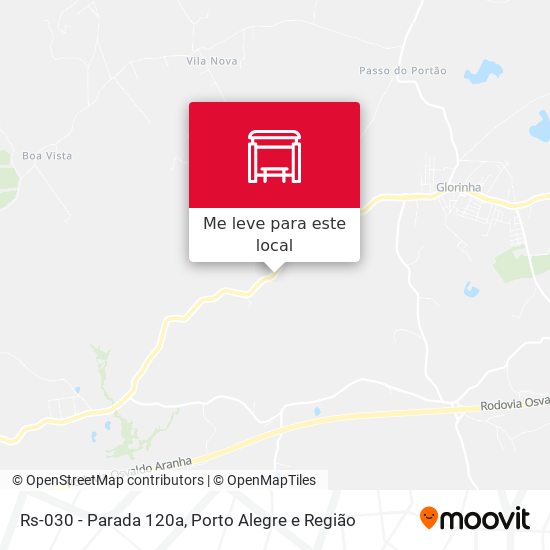 Rs-030 - Parada 120a mapa