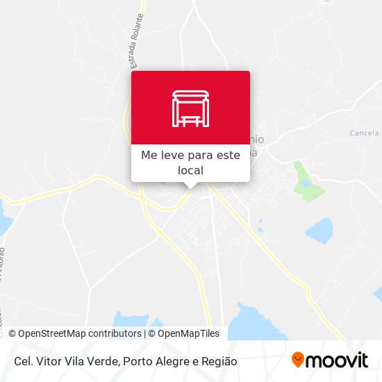 Cel. Vitor Vila Verde mapa