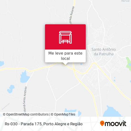 Rs-030 - Parada 175 mapa