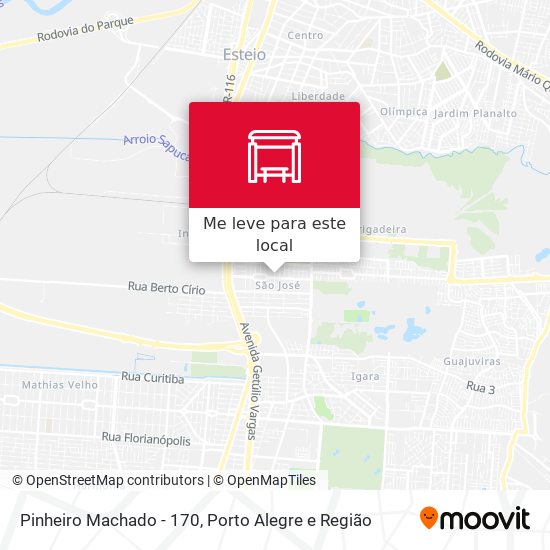 Pinheiro Machado - 170 mapa