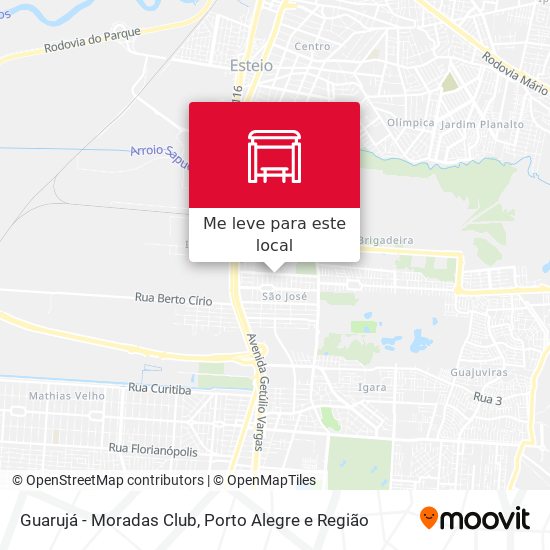 Guarujá - Moradas Club mapa