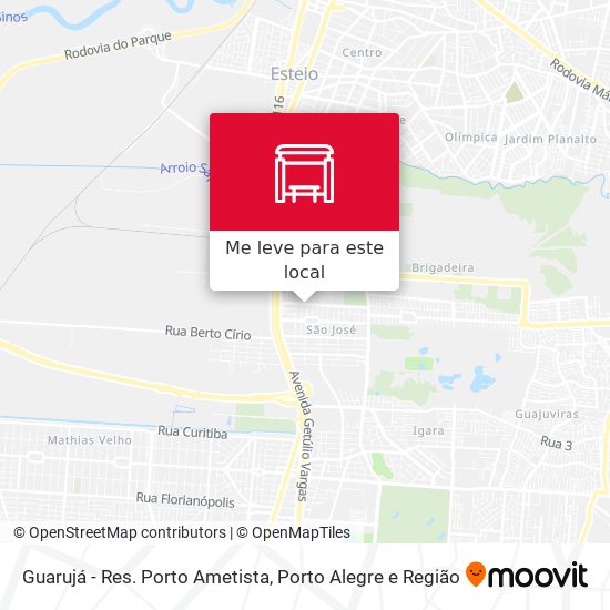 Guarujá - Res. Porto Ametista mapa