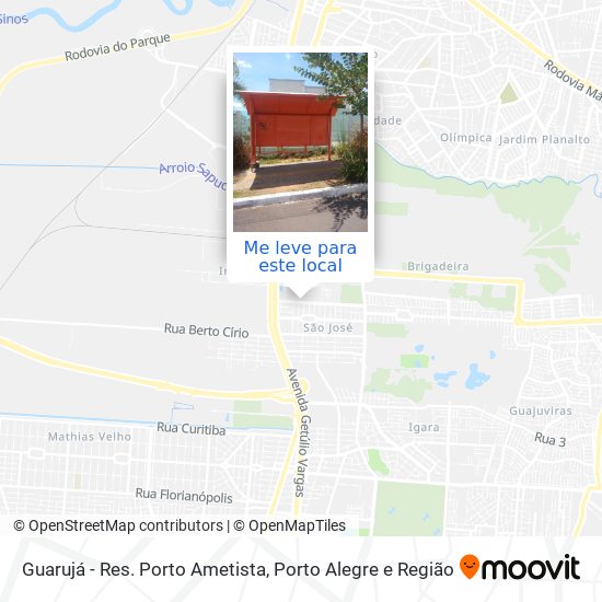 Guarujá - Res. Porto Ametista mapa