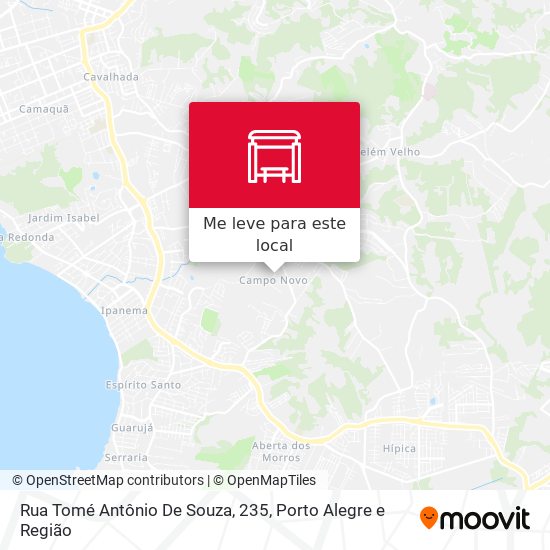 Rua Tomé Antônio De Souza, 235 mapa