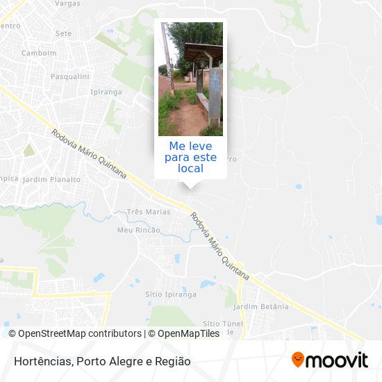 Hortências mapa