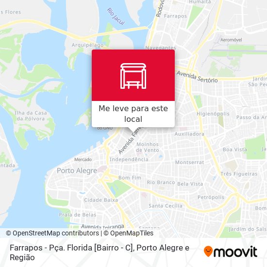 Farrapos - Pça. Florida [Bairro - C] mapa