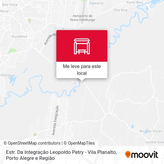 Estr. Da Integração Leopoldo Petry - Vila Planalto mapa