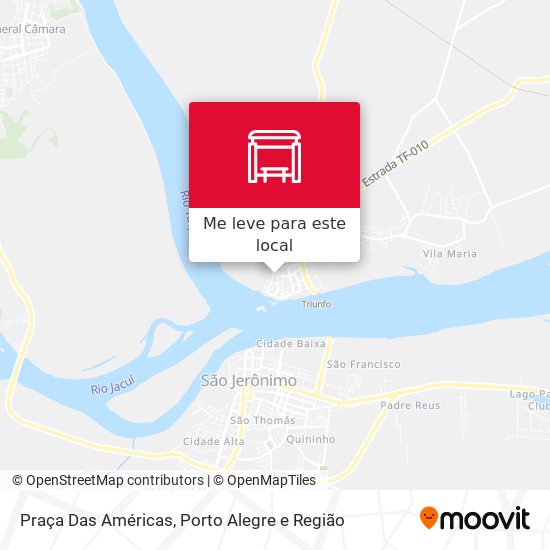 Praça Das Américas mapa