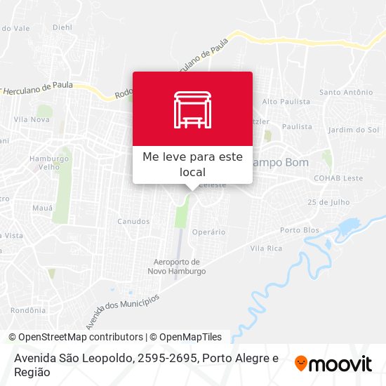 Avenida São Leopoldo, 2595-2695 mapa