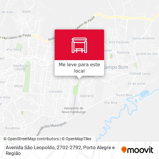 Avenida São Leopoldo, 2702-2792 mapa
