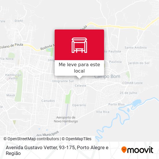 Avenida Gustavo Vetter, 93-175 mapa