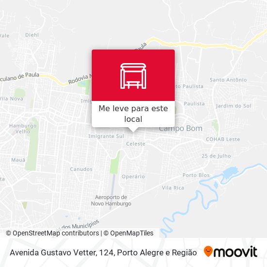 Avenida Gustavo Vetter, 124 mapa