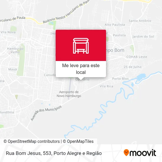 Rua Bom Jesus, 553 mapa