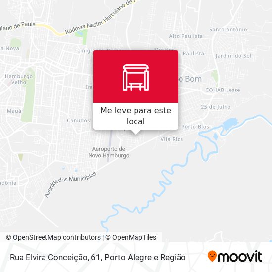 Rua Elvira Conceição, 61 mapa