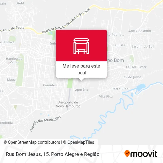 Rua Bom Jesus, 15 mapa