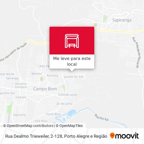 Rua Dealmo Trieweiler, 2-128 mapa
