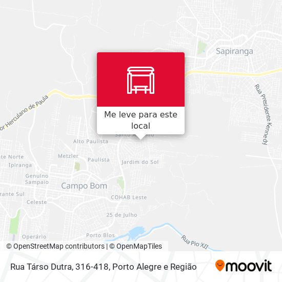 Rua Társo Dutra, 316-418 mapa
