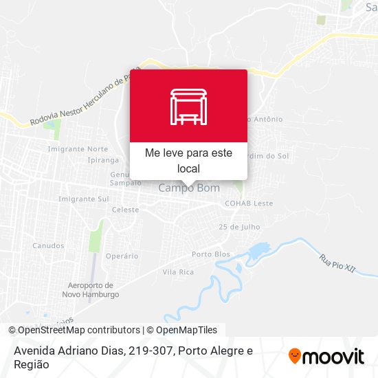 Avenida Adriano Dias, 219-307 mapa