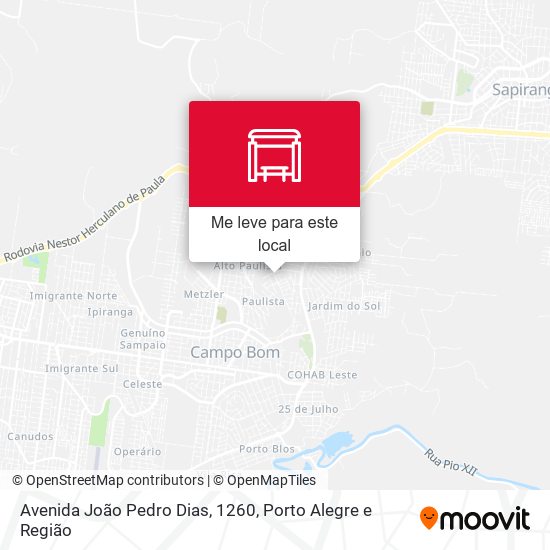 Avenida João Pedro Dias, 1260 mapa
