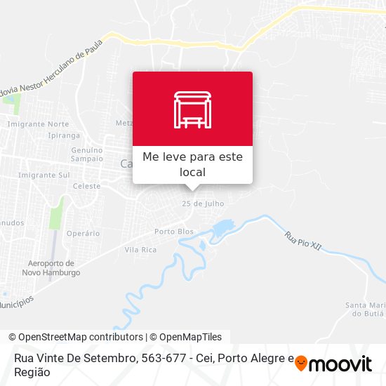 Rua Vinte De Setembro, 563-677 - Cei mapa