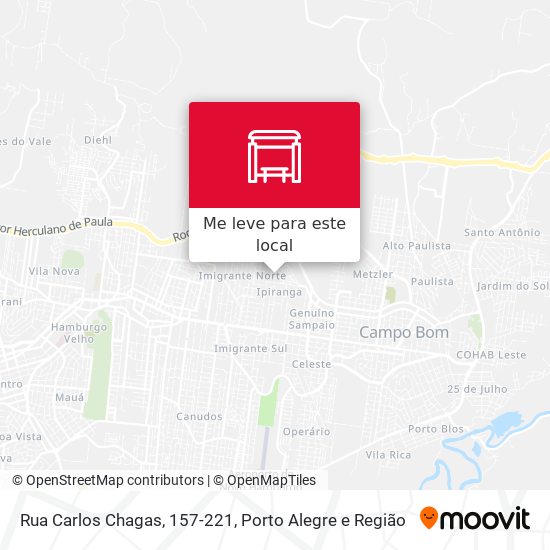 Rua Carlos Chagas, 157-221 mapa