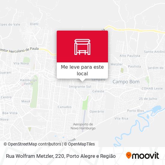 Rua Wolfram Metzler, 220 mapa