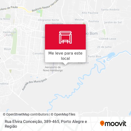 Rua Elvira Conceição, 389-465 mapa