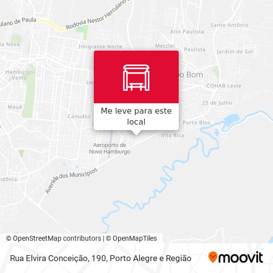 Rua Elvira Conceição, 190 mapa