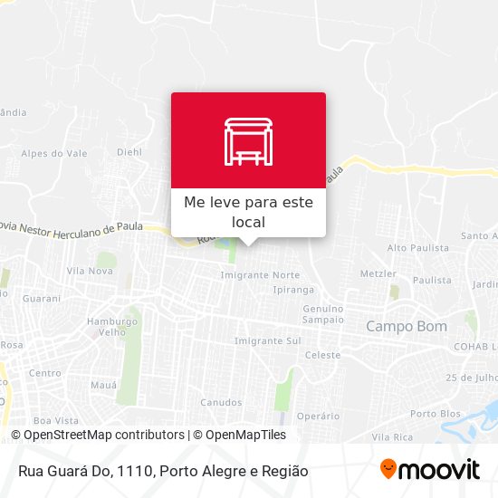 Rua Guará Do, 1110 mapa