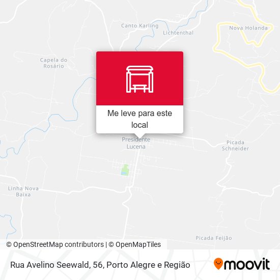 Rua Avelino Seewald, 56 mapa