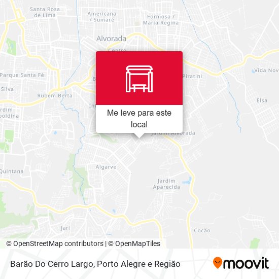 Barão Do Cerro Largo mapa