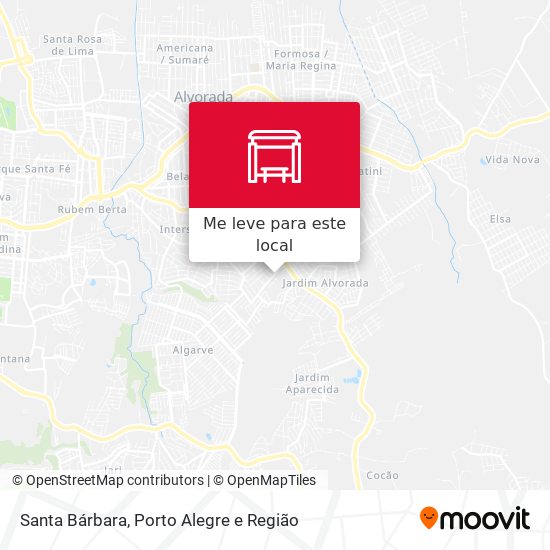 Santa Bárbara mapa
