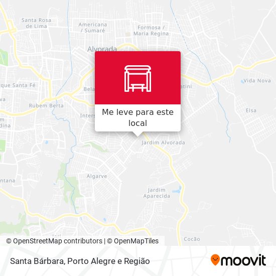 Santa Bárbara mapa