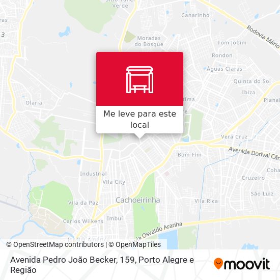 Avenida Pedro João Becker, 159 mapa