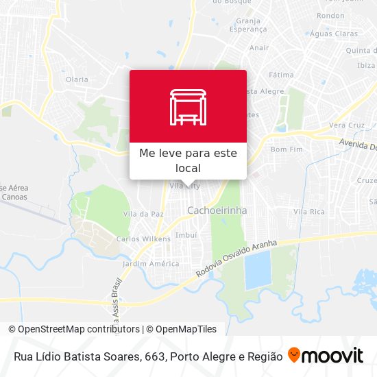 Rua Lídio Batista Soares, 663 mapa
