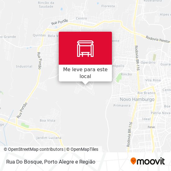 Rua Do Bosque mapa