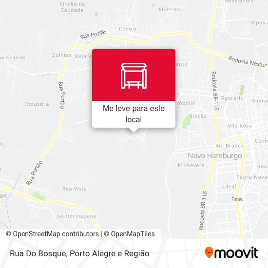 Rua Do Bosque mapa