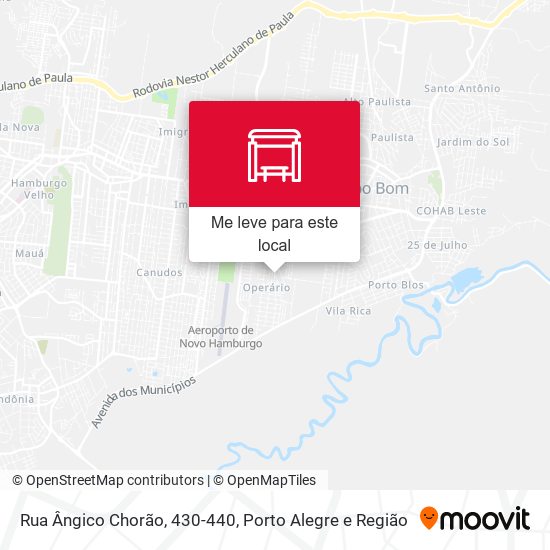 Rua Ângico Chorão, 430-440 mapa
