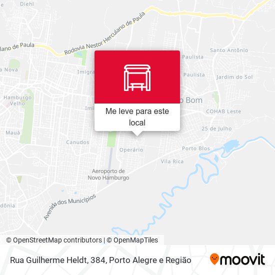 Rua Guilherme Heldt, 384 mapa