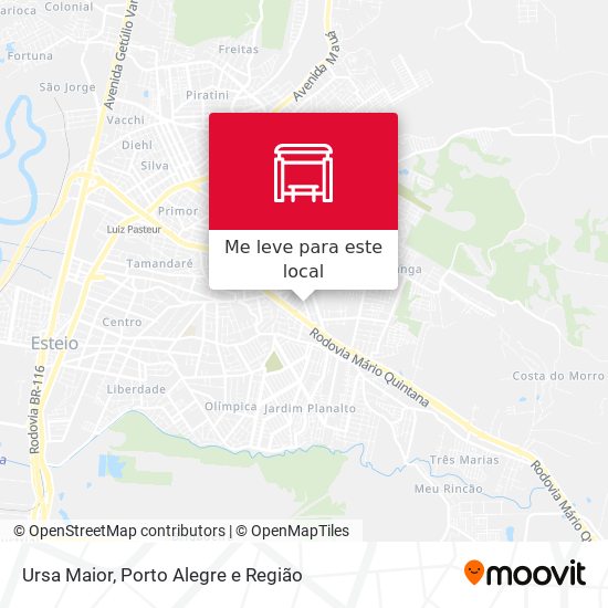 Ursa Maior mapa