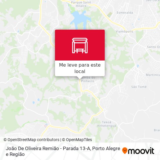 João De Oliveira Remião - Parada 13-A mapa