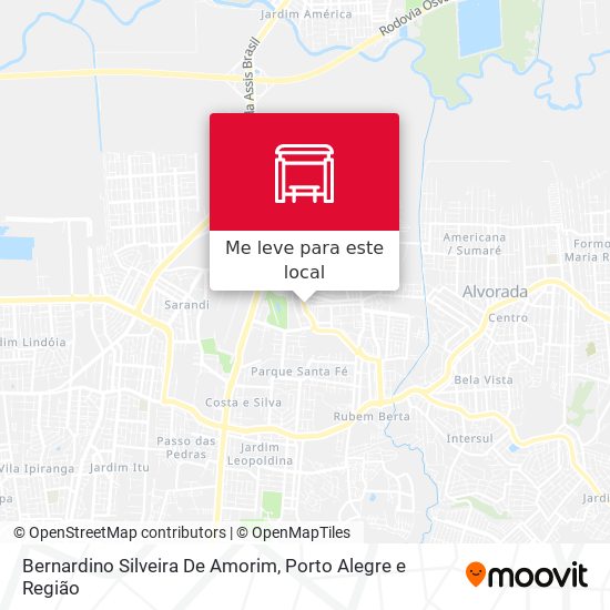 Bernardino Silveira De Amorim mapa