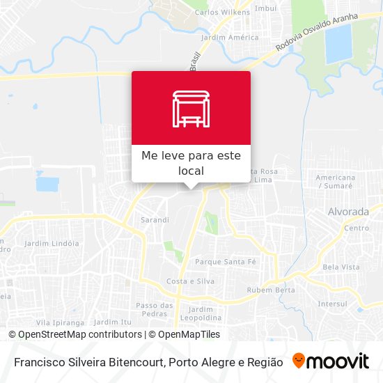 Francisco Silveira Bitencourt mapa